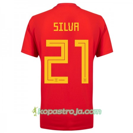 Billiga Fotbollströjor Spanien David Silva 21 WM 2018 Hemma tröja